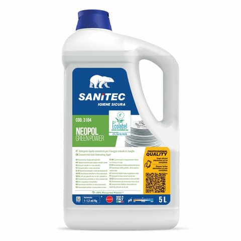 sanitec-detergente-piatti-tanica-5lt-green-power