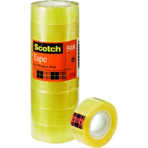 scotch-nastro-adesivo-scotch-508-19-mm-x-33-m-trasparente-torre-8-rotoli-508