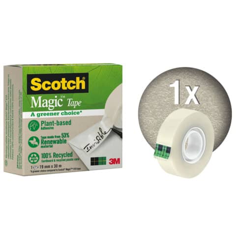 scotch-nastro-adesivo-scotch-magic-piu-verde-19-mm-x-30-m-trasparente-opaco-9-1930r