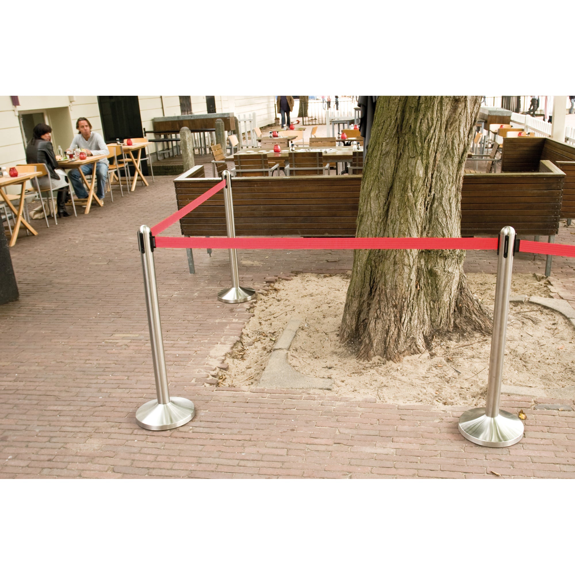 securit-1-colonnina-segnapercorso-cromata-nastro-rosso-210cm