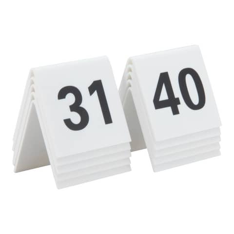 securit-segnaposto-securit-acrilico-rigido-numeri-31-40-bianco-set-10-pezzi-tn-31-40-wt