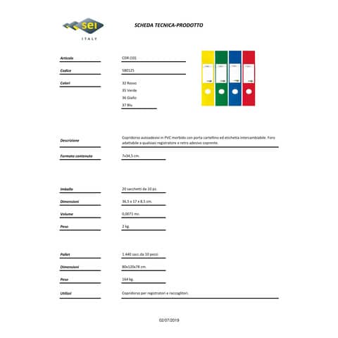 sei-rota-copridorso-autoadesivi-rota-cdr-7x34-5-cm-giallo-conf-10-pezzi-58012536