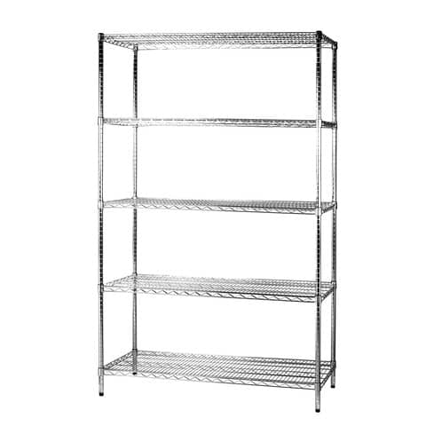 serena-group-scaffale-cinque-ripiani-dacciaio-cromato-archimede-120x45xh-200-cm-5x451220