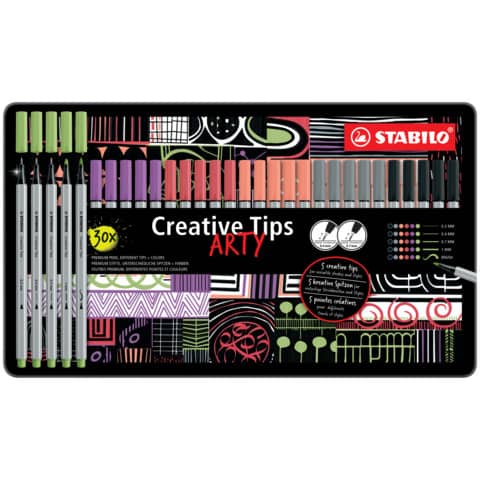 stabilo-creative-tips-conf-50-pz-colori-classic-89-30-6-2-20