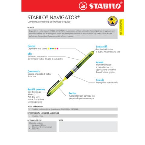 stabilo-evidenziatore-navigator-1-4-mm-giallo-545-24