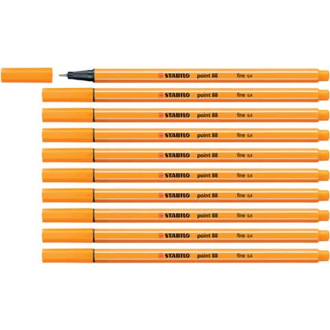 stabilo-fineliner-point-88-0-4-mm-arancio-88-54