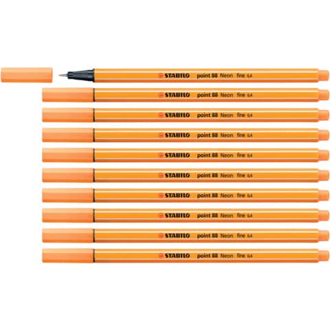 stabilo-fineliner-point-88-0-4-mm-arancio-neon-88-054