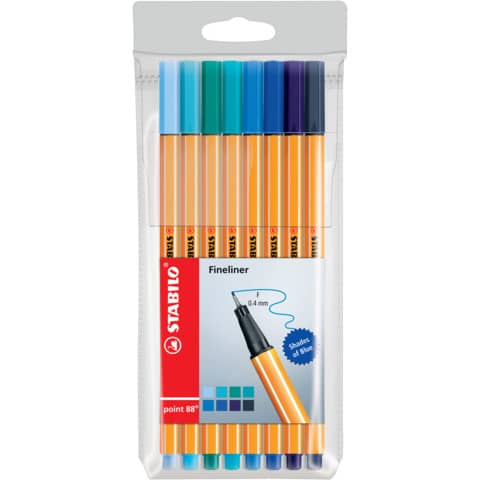 stabilo-fineliner-point-88-0-4-mm-conf-8-tonalita-blu-88-8-03