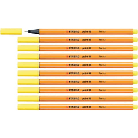 stabilo-fineliner-point-88-0-4-mm-giallo-limone-88-24