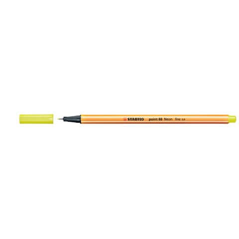 stabilo-fineliner-point-88-0-4-mm-giallo-neon-88-024