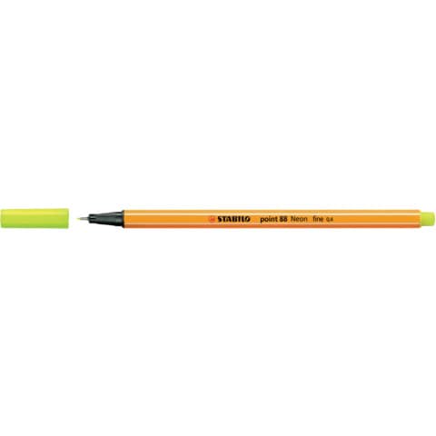 stabilo-fineliner-point-88-0-4-mm-giallo-neon-88-024