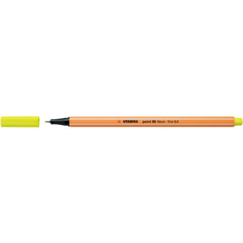 stabilo-fineliner-point-88-0-4-mm-giallo-neon-88-024