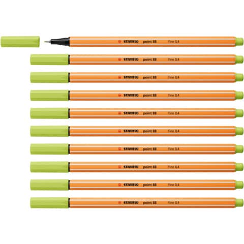 stabilo-fineliner-point-88-0-4-mm-lime-88-14