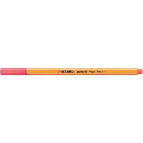 stabilo-fineliner-point-88-0-4-mm-rosso-neon-88-040