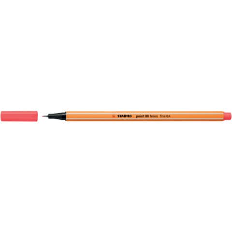 stabilo-fineliner-point-88-0-4-mm-rosso-neon-88-040