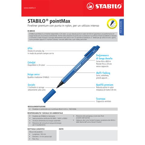 stabilo-fineliner-pointmax-0-8-mm-assortiti-conf-12-pezzi-488-12-01