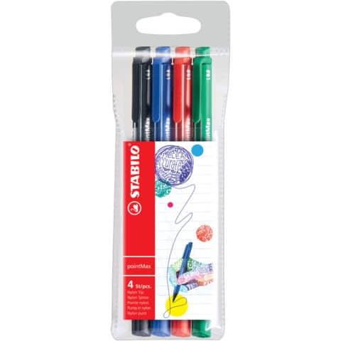 stabilo-fineliner-pointmax-0-8-mm-assortiti-conf-4-pezzi-488-4