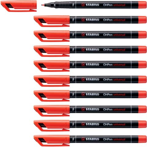 stabilo-penna-ohpen-universal-fine-f-0-7-mm-rosso-842-40