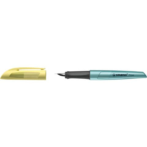 stabilo-penna-stilografica-flow-cosmetic-0-5-mm-inchiostro-blu-fusto-giallo-azzurro-metallizzato-5072-5-41