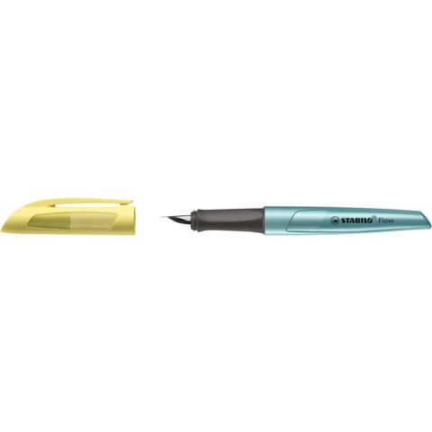 stabilo-penna-stilografica-flow-cosmetic-0-5-mm-inchiostro-blu-fusto-giallo-azzurro-metallizzato-5072-5-41