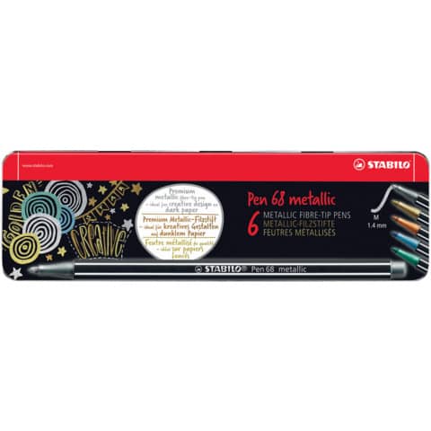 stabilo-pennarelli-pen-68-metallic-1-mm-scatola-metallo-assortiti-conf-6-pezzi-6806-8-32