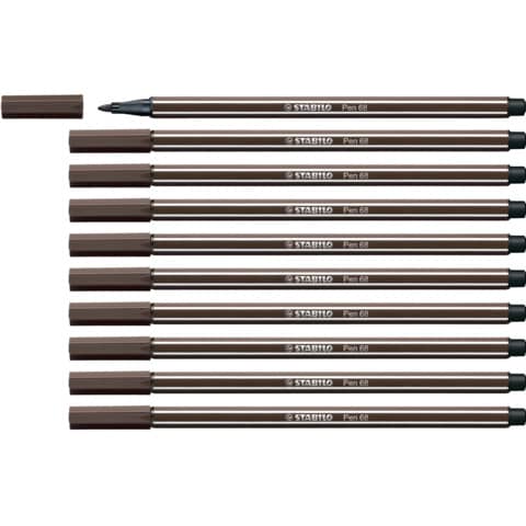 stabilo-pennarelli-pen-68-tratto-1-mm-ambra-68-65