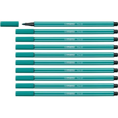 stabilo-pennarelli-pen-68-tratto-1-mm-blu-turchese-68-51