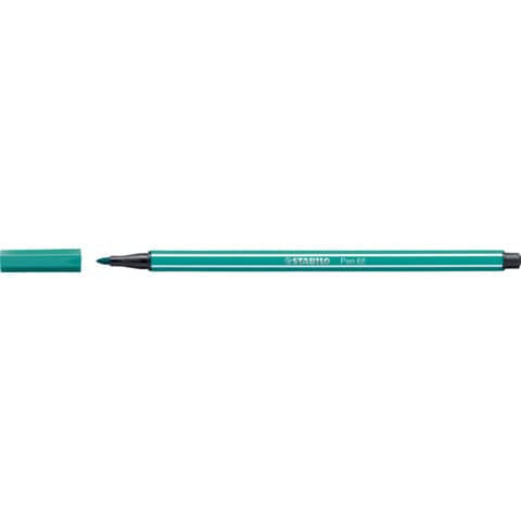 stabilo-pennarelli-pen-68-tratto-1-mm-blu-turchese-68-51