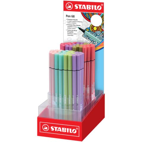 stabilo-pennarelli-pen-68-tratto-1-mm-espositore-80-pezzi-assortiti-68-80-01