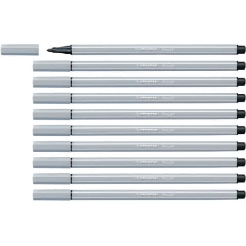 stabilo-pennarelli-pen-68-tratto-1-mm-grigio-freddo-chiaro-68-94