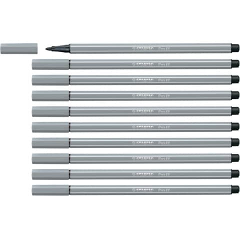 stabilo-pennarelli-pen-68-tratto-1-mm-grigio-freddo-medio-68-95