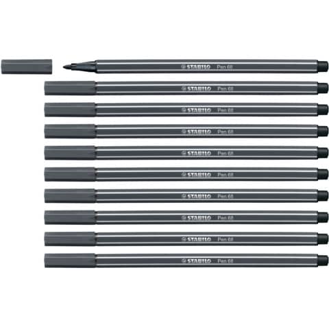 stabilo-pennarelli-pen-68-tratto-1-mm-grigio-freddo-profondo-68-97