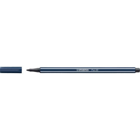 stabilo-pennarelli-pen-68-tratto-1-mm-grigio-payne-68-98