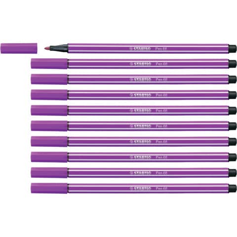 stabilo-pennarelli-pen-68-tratto-1-mm-lilla-68-58