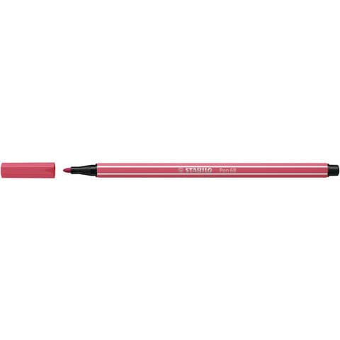 stabilo-pennarelli-pen-68-tratto-1-mm-rosso-fragola-68-49