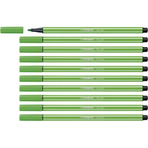 stabilo-pennarelli-pen-68-tratto-1-mm-verde-chiaro-68-33