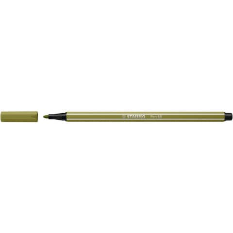 stabilo-pennarelli-pen-68-tratto-1-mm-verde-muschio-68-37