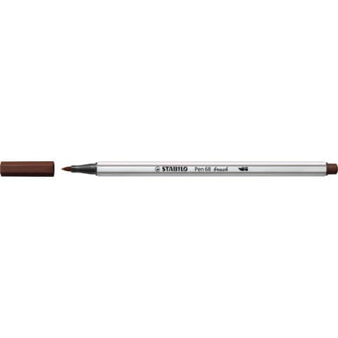 stabilo-pennarello-pen-68-brush-punta-pennello-m-1-mm-bruno-568-45