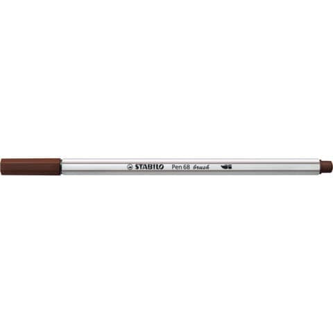 stabilo-pennarello-pen-68-brush-punta-pennello-m-1-mm-bruno-568-45