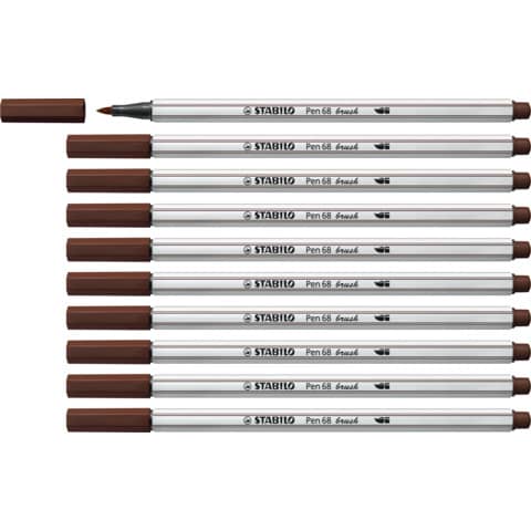 stabilo-pennarello-pen-68-brush-punta-pennello-m-1-mm-bruno-568-45