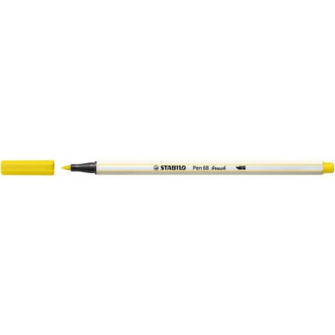 stabilo-pennarello-pen-68-brush-punta-pennello-m-1-mm-giallo-limone-568-24