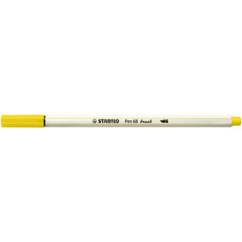 stabilo-pennarello-pen-68-brush-punta-pennello-m-1-mm-giallo-limone-568-24