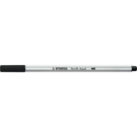 stabilo-pennarello-pen-68-brush-punta-pennello-m-1-mm-nero-568-46