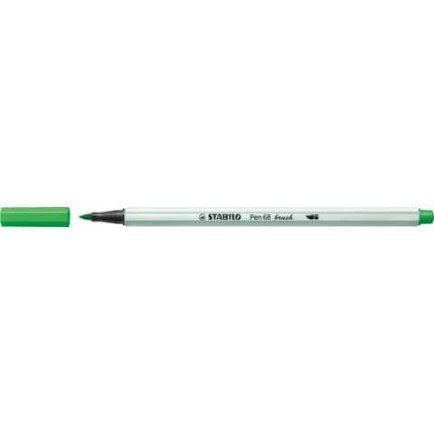 stabilo-pennarello-pen-68-brush-punta-pennello-m-1-mm-verde-chiaro-568-33