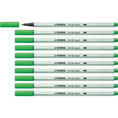 stabilo-pennarello-pen-68-brush-punta-pennello-m-1-mm-verde-chiaro-568-33