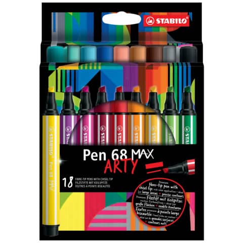 stabilo-pennarello-pen-68-max-punta-scalpello-conf-18-pz-768-18-21