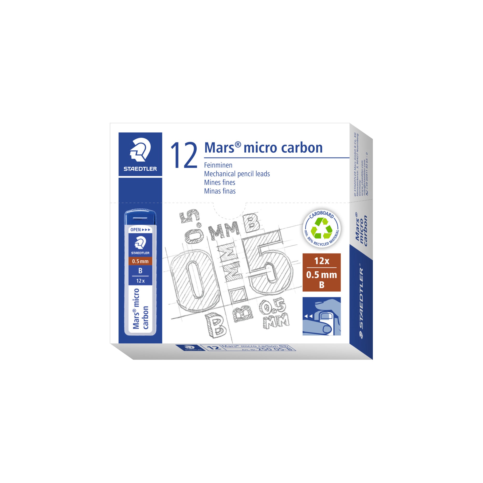 staedtler-12-astucci-12-mine-0-5mm-mars-micro-250-05-b