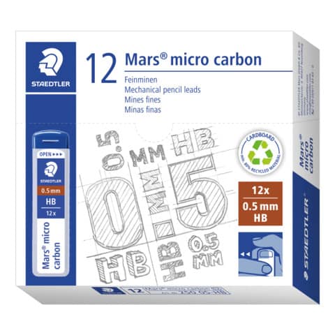 staedtler-mine-sottili-mars-micro-carbon-250-hb-0-5-mm-confezione-12-pezzi-250-05-hb