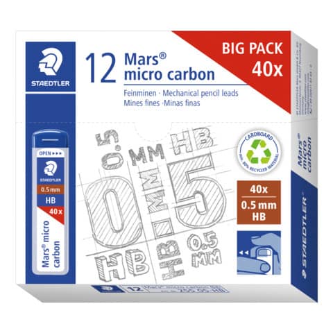 staedtler-mine-sottili-mars-micro-carbon-255-hb-0-5-mm-astuccio-40-pezzi-255-05-hb