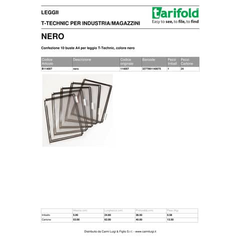 tarifold-buste-leggio-tarifold-t-technic-a4-nero-pvc-bordo-rinforzato-conf-10-pezzi-b114007